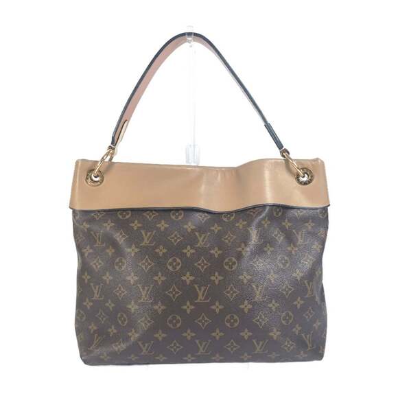 LOUIS VUITTON Authentic Brown Monogram Leather Shoulder Bag - Picture 2 of 16